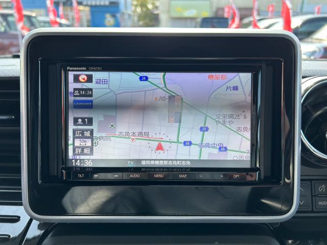 スペーシアカスタム ハイブリッドＧＳ　スズキセーフティーサポート／ナビ／フルセグ／全方位カメラ／ＤＶＤ再生／両側スライドドア片側電動／プッシュスタート／スマートキー／レーンキープアシスト／盗難防止装置／衝突被害軽減システム（17枚目）