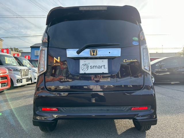 N-WGNカスタム G・Lパッケージ ナビ/ワンセグ/バックモニター/プッシュスタート/スマートキー/オートライト/HIDヘッドライト/フロントフォグランプ/社外AW/オートエアコン/盗難防止装置(9枚目)