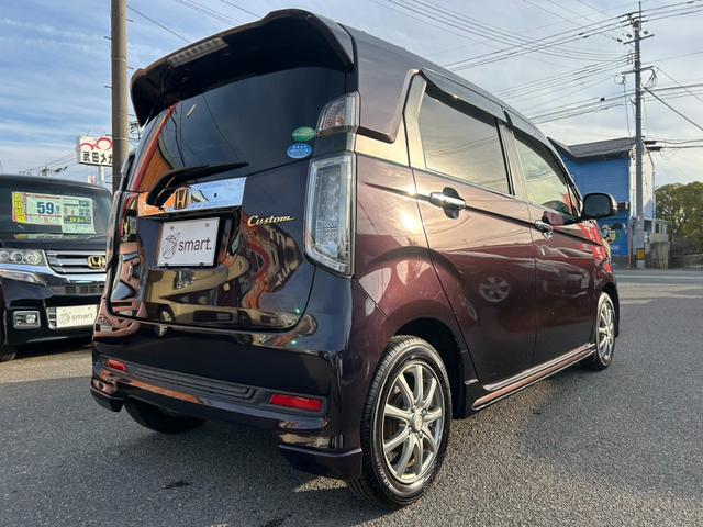 N-WGNカスタム G・Lパッケージ ナビ/ワンセグ/バックモニター/プッシュスタート/スマートキー/オートライト/HIDヘッドライト/フロントフォグランプ/社外AW/オートエアコン/盗難防止装置(10枚目)