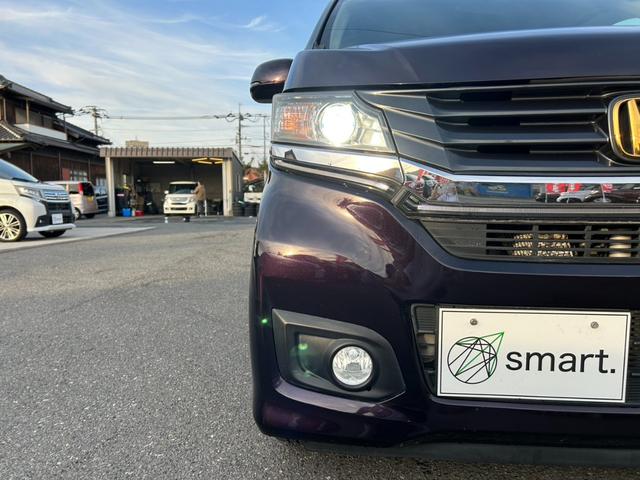 N-WGNカスタム G・Lパッケージ ナビ/ワンセグ/バックモニター/プッシュスタート/スマートキー/オートライト/HIDヘッドライト/フロントフォグランプ/社外AW/オートエアコン/盗難防止装置(34枚目)