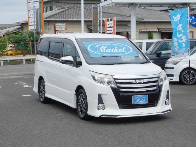 ノア Ｓｉ　１０型ナビ　フリップダウンモニター　ＤＶＤビデオ再生　ＣＤ録音　Ｂｌｕｅｔｏｏｔｈ　フルセグＴＶ　バックカメラ　両側パワースライドドア　モデリスタエアロ　ステリモ　クルコン　レザー調シートカバー（30枚目）