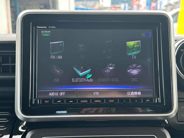 スペーシアカスタム ハイブリッドＸＳターボ　ナビ　ＤＶＤ再生　ＣＤ録音　Ｂｌｕｅｔｏｏｔｈオーディオ　ステリモ　レーダークルコン　半革シート　シートヒーター　セーフティサポート　全方位モニター　ＬＥＤオートライト　両パワスラ　パドルシフト（15枚目）
