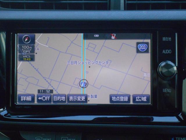 アクア Ｇ　ナビ　ＤＶＤビデオ再生　ＣＤ録音　フルセグＴＶ　Ｂｌｕｅｔｏｏｔｈオーディオ　ステリモ　バックカメラ　キセノンオートライト　トヨタセーフティセンス　クルコン　ビルトインＥＴＣ　スマートキー（12枚目）