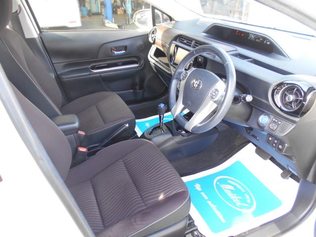 アクア Ｇ　ナビ　ＤＶＤビデオ再生　ＣＤ録音　フルセグＴＶ　Ｂｌｕｅｔｏｏｔｈオーディオ　ステリモ　バックカメラ　キセノンオートライト　トヨタセーフティセンス　クルコン　ビルトインＥＴＣ　スマートキー（17枚目）