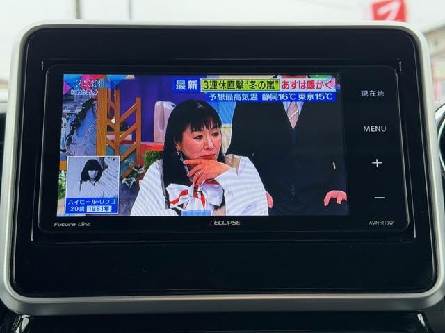 スペーシアカスタム ハイブリッドＸＳターボ　ナビ　ＤＶＤ再生　ＣＤ録音　フルセグ　Ｂｌｕｅｔｏｏｔｈ　バックカメラ　デュアルセンサーブレーキサポート　パドルシフト　クルコン　両側パワスラ　ＬＥＤオートライト　ハーフレザーシート　シートヒーター（14枚目）