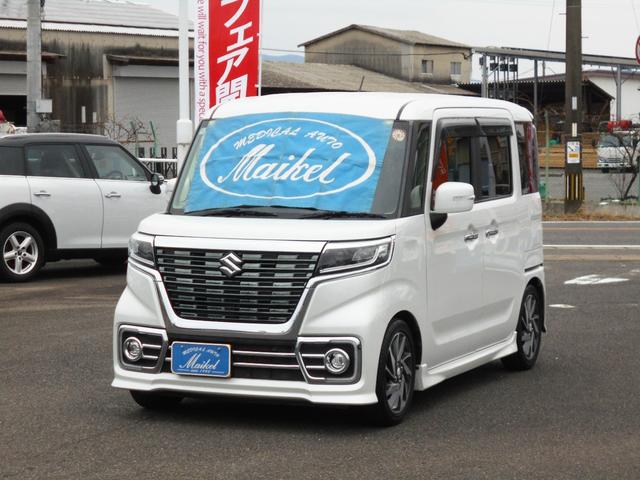 スペーシアカスタム ハイブリッドＸＳターボ　ナビ　ＤＶＤ再生　ＣＤ録音　フルセグ　Ｂｌｕｅｔｏｏｔｈ　バックカメラ　デュアルセンサーブレーキサポート　パドルシフト　クルコン　両側パワスラ　ＬＥＤオートライト　ハーフレザーシート　シートヒーター（41枚目）