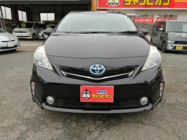 プリウスアルファ Ｓツーリングセレクション　バックカメラ　Ｂｌｕｅｔｏｏｔｈ接続　ＬＥＤヘッドランプ　ナビ　ＣＤ　ＤＶＤ　スマートキー　キーレスエントリー　衝突安全ボディ　盗難防止システム　電動格納ミラー　ＡＢＳ（3枚目）