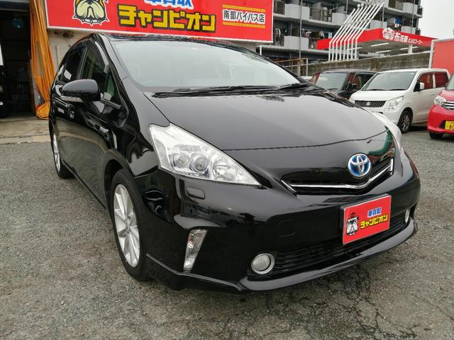 プリウスアルファ Ｓツーリングセレクション　バックカメラ　Ｂｌｕｅｔｏｏｔｈ接続　ＬＥＤヘッドランプ　ナビ　ＣＤ　ＤＶＤ　スマートキー　キーレスエントリー　衝突安全ボディ　盗難防止システム　電動格納ミラー　ＡＢＳ（4枚目）