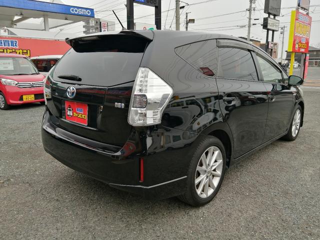 プリウスアルファ Ｓツーリングセレクション　バックカメラ　Ｂｌｕｅｔｏｏｔｈ接続　ＬＥＤヘッドランプ　ナビ　ＣＤ　ＤＶＤ　スマートキー　キーレスエントリー　衝突安全ボディ　盗難防止システム　電動格納ミラー　ＡＢＳ（6枚目）