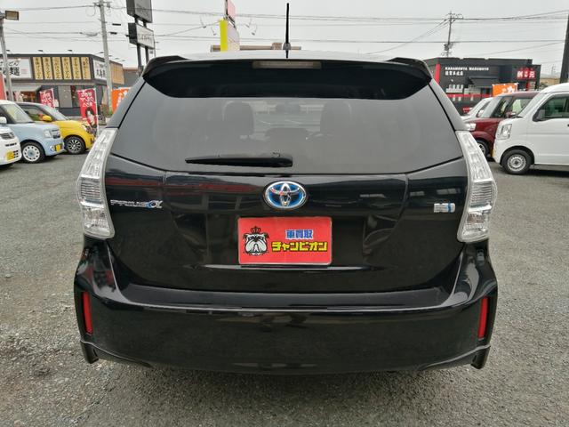 プリウスアルファ Ｓツーリングセレクション　バックカメラ　Ｂｌｕｅｔｏｏｔｈ接続　ＬＥＤヘッドランプ　ナビ　ＣＤ　ＤＶＤ　スマートキー　キーレスエントリー　衝突安全ボディ　盗難防止システム　電動格納ミラー　ＡＢＳ（7枚目）