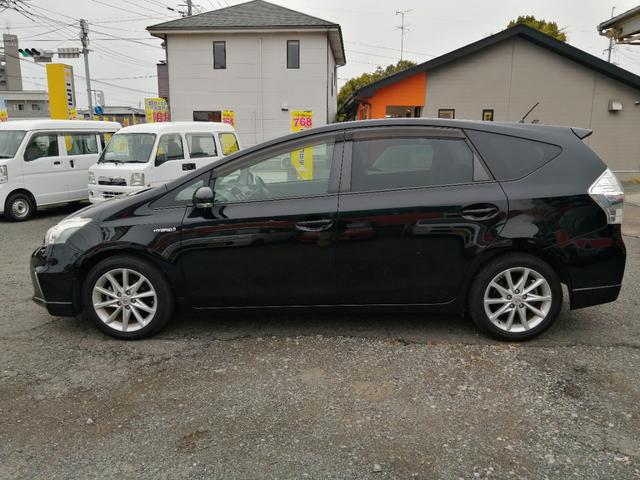 プリウスアルファ Ｓツーリングセレクション　バックカメラ　Ｂｌｕｅｔｏｏｔｈ接続　ＬＥＤヘッドランプ　ナビ　ＣＤ　ＤＶＤ　スマートキー　キーレスエントリー　衝突安全ボディ　盗難防止システム　電動格納ミラー　ＡＢＳ（9枚目）