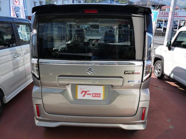 スペーシアカスタム ハイブリッドＸＳターボ　届け出済み未使用車　スマートキー　プッシュスタート　ナビ　全方位モニター　両側電動スライドドア　フルセグ　ブレーキサポート　シートヒーター　ステアリングヒーター　ヘッドアップディスプレイ（6枚目）