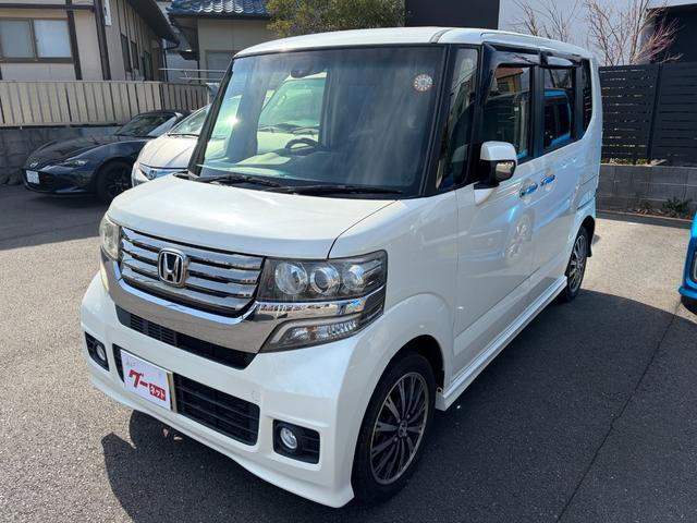 Ｎ－ＢＯＸカスタム Ｇ　ターボＳＳパッケージ　純正ナビ　フルセグ　バックモニター　両側電動スライドドア　ＥＴＣ　スマートキー　プッシュスタート　オートエアコン　トラクションコントロール（2枚目）