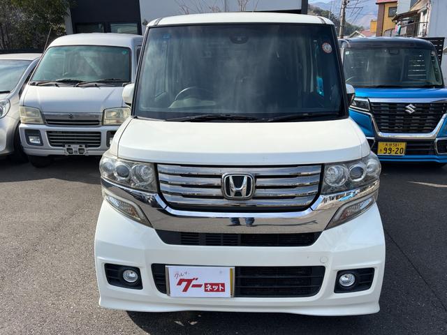 Ｎ－ＢＯＸカスタム Ｇ　ターボＳＳパッケージ　純正ナビ　フルセグ　バックモニター　両側電動スライドドア　ＥＴＣ　スマートキー　プッシュスタート　オートエアコン　トラクションコントロール（3枚目）