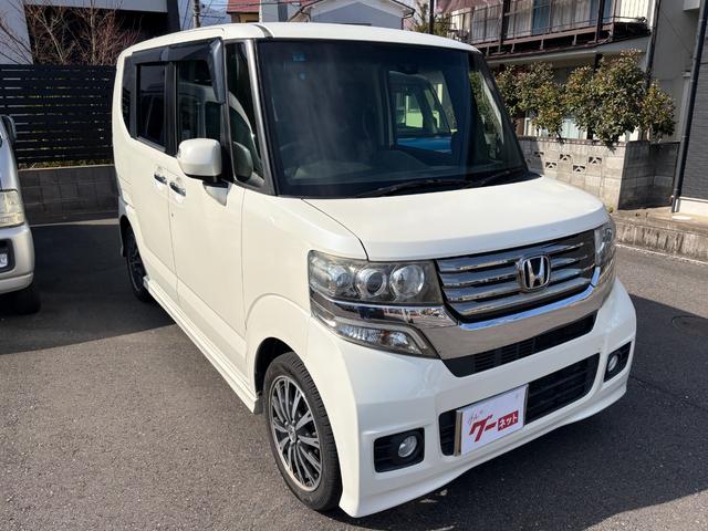 Ｎ－ＢＯＸカスタム Ｇ　ターボＳＳパッケージ　純正ナビ　フルセグ　バックモニター　両側電動スライドドア　ＥＴＣ　スマートキー　プッシュスタート　オートエアコン　トラクションコントロール（4枚目）