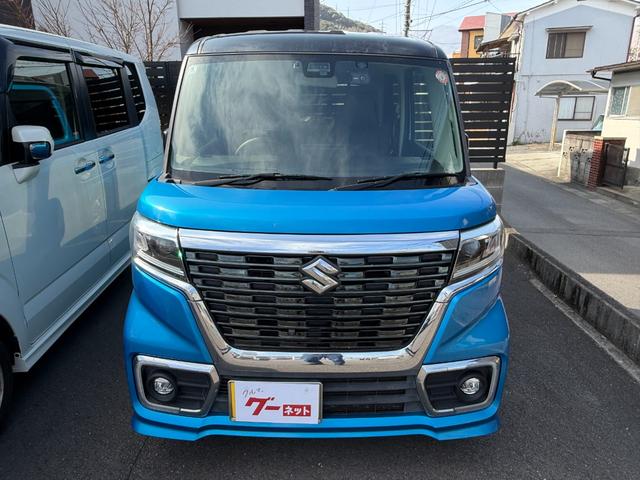 スペーシアカスタム ハイブリッドＸＳターボ　ナビ　フルセグ　全方位モニター　両側電動スライドドア　スマートキー　プッシュスタート　ドライブレコーダー　電動格納ミラー　シートヒーター（3枚目）