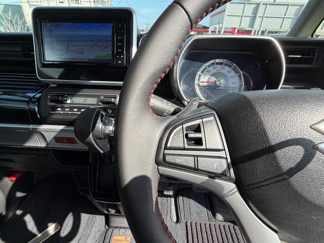 スペーシアカスタム ハイブリッドＸＳターボ　ナビ　フルセグ　全方位モニター　両側電動スライドドア　スマートキー　プッシュスタート　ドライブレコーダー　電動格納ミラー　シートヒーター（31枚目）