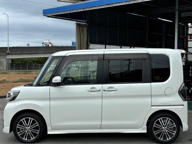 タント カスタムＲＳ　トップエディションＳＡＩＩＩ／衝突軽減ブレーキ　メモリーナビ　両側電動スライドドア　シートヒーター　ＬＥＤヘッドライト　ＬＥＤフォグ　デイライト　ハーフレザーシート　オートハイビーム　ＴＶ　ターボ　シートヒーター　記録簿　コーナーセンサー　ＣＤ（35枚目）