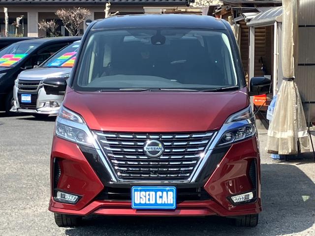 セレナ ハイウェイスターＶ／　純正１０インチＳＤナビ　フルセグ（走行中可）　ブルートゥース　ＤＶＤ再生　全方位カメラ　新品後部席モニター（ＨＤＭＩ入力対応）　両側電動スライド　レーダークルーズ　衝突軽減　パーキングアシスト　記録簿（2枚目）