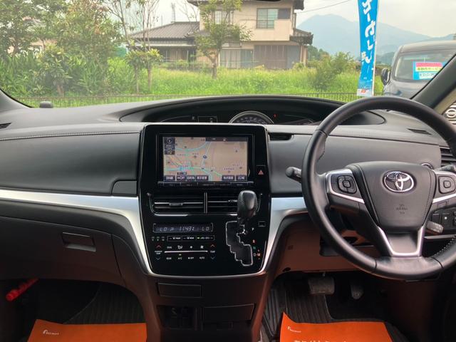 エスティマ アエラス　プレミアム　最終モデル　トヨタセーフティセンス　純正９インチＳＤナビ　純正１１インチ後席モニター　フルセグ　ブルートゥース　ＨＤＭＩ　両側電動スライド　オートクルーズ　レーンアラート　ＥＴＣ（9枚目）