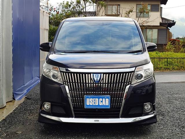 エスクァイア ハイブリッドGi ワンオーナー モデリスタエアロ 純正9インチSDナビ フルセグ ブルートゥース HDMI フロントカメラ バックカメラ 両側電動スライドドア オートクルーズ 合皮レザーシートヒーター 記録簿 禁煙車(2枚目)