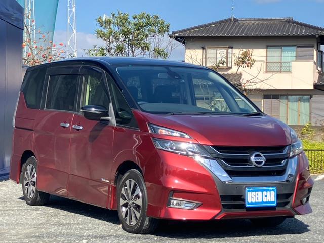 セレナ ハイウェイスター プロパイロットエディション 純正9インチSDナビ フルセグ ブルートゥース HDMI対応 ブルーレイ バックカメラ 両側電動スライドドア レーダークルーズ レーンアラート レーンアシスト 前後ドラレコ スペアキー 記録簿 禁煙車(3枚目)