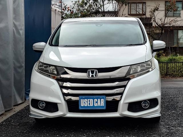 オデッセイ アブソルート・EXホンダセンシング 純正インターナビ フルセグ ブルートゥース 純正後席モニター バックカメラ 両側電動スライドドア レーダークルーズ レーンアラート レーンアシスト パドルシフト 運転席パワーシート 禁煙車 ETC(2枚目)