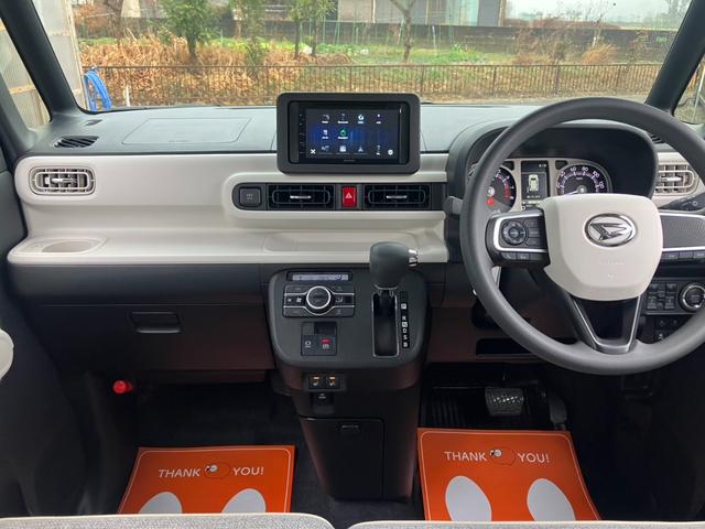 ムーヴキャンバス ストライプスＧ　スマホ連携ディスプレイオーディオ　ブルートゥース　両側パワースライドドア　衝突軽減ブレーキ　コーナーセンサー　オートハイビーム　シートヒーター　電子パーキング　　ＬＥＤライト　ＬＥＤフォグ　スペアキー（16枚目）