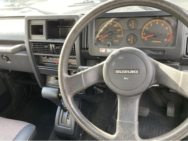 4WD ETC カセット アルミホイール エアコン 純正ノーマル オートマチックトランスミッション スキューバ―ブルーメタリック 軽自動車(3枚目)