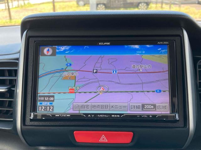 Ｎ－ＢＯＸ Ｇ　ＳＳパッケージ　ＥＴＣ　両側電動スライドドア　ナビ　ＴＶ　スマートキー　アイドリングストップ　電動格納ミラー　ＣＶＴ　盗難防止システム　ＡＢＳ　ＥＳＣ　ＣＤ　ＤＶＤ再生　ＵＳＢ　ミュージックプレイヤー接続可（4枚目）