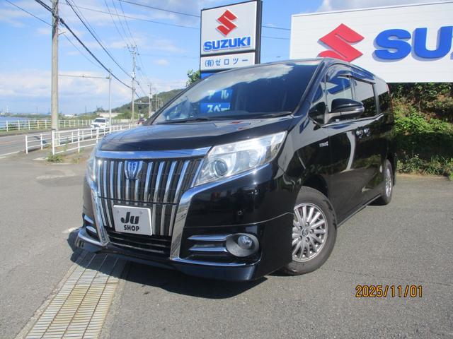 エスクァイア ハイブリッドＸｉ　純正９インチナビ　フリップダウンモニター　両側パワースライドドア　シートカバー　安全装備　プッシュスタート　シートヒーター　オートライト　ステアリングリモコン（2枚目）