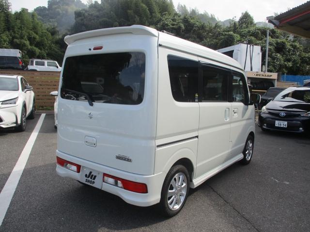 エブリイワゴン PZターボ 社外7インチナビ バックカメラ プッシュスタート 安全装備 片側パワースライドドア ETC スペアキー(5枚目)