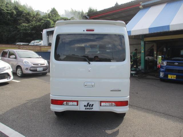 エブリイワゴン PZターボ 社外7インチナビ バックカメラ プッシュスタート 安全装備 片側パワースライドドア ETC スペアキー(6枚目)