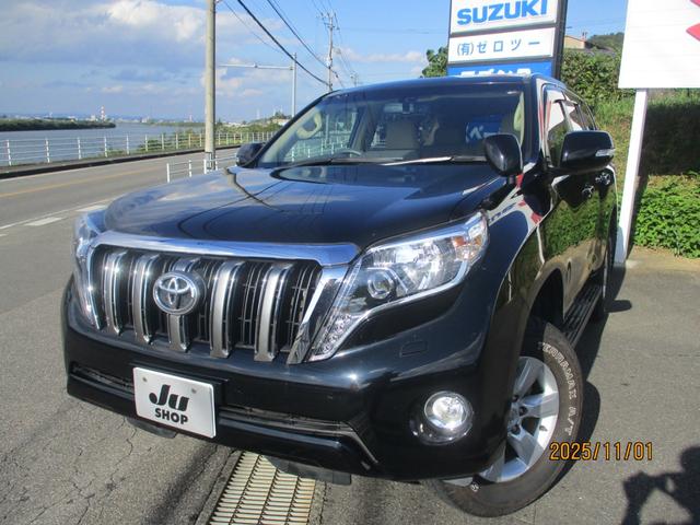 ランドクルーザープラド TX Lパッケージ 禁煙車 ベージュシート 7人乗り パワーシート スペアキー 純正7インチナビ プッシュスタート 電格ミラー ETC(2枚目)