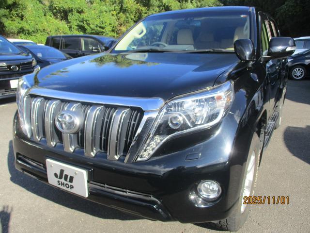 ランドクルーザープラド TX Lパッケージ 禁煙車 ベージュシート 7人乗り パワーシート スペアキー 純正7インチナビ プッシュスタート 電格ミラー ETC(5枚目)