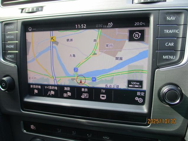 ゴルフ ＴＳＩコンフォートライン　クルーズコントロール　ステアリングリモコン　フルセグＴＶ　プッシュスタート（20枚目）