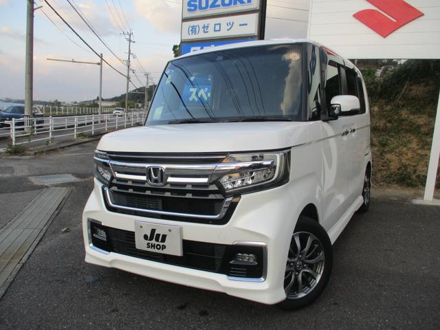 Ｎ－ＢＯＸカスタム Ｌ　ワンオーナー車　禁煙車　両側パワースライドドア　シートヒーター　社外７インチナビ　フルセグＴＶ　バックカメラ　オートライト　クルーズコントロール　ステアリングリモコン（2枚目）