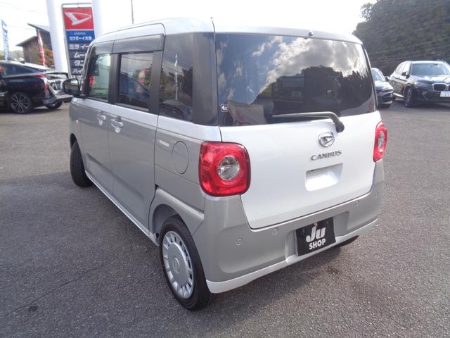 ムーヴキャンバス ストライプスＸ　ツートンカラー　社外７インチナビ　バックカメラ　ドライブレコーダー　両側パワースライドドア（6枚目）