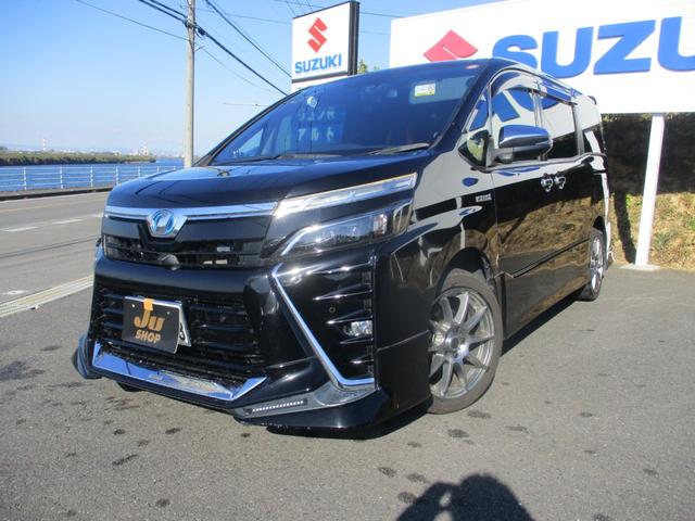 ヴォクシー ハイブリッドZS 煌II アルパインナビ アルパイン後席モニター フルセグTV バックカメラ シートカバー 両側パワースライドドア ETC オートハイビーム 安全装備 プッシュスタート シートヒーター ステアリングリモコン(2枚目)