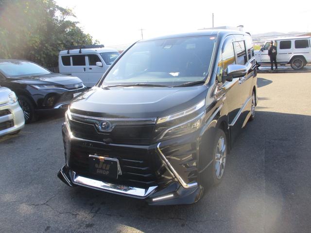 ヴォクシー ハイブリッドZS 煌II アルパインナビ アルパイン後席モニター フルセグTV バックカメラ シートカバー 両側パワースライドドア ETC オートハイビーム 安全装備 プッシュスタート シートヒーター ステアリングリモコン(3枚目)