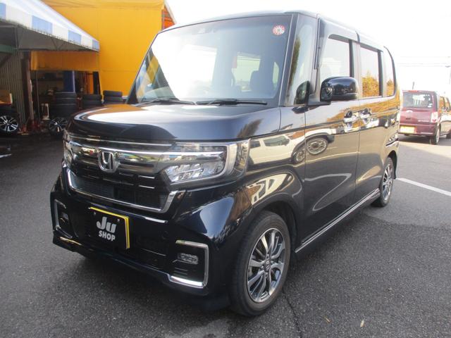 Ｎ－ＢＯＸカスタム Ｌ　ワンオーナー車　禁煙車　片側パワースライド　バックカメラ　社外７インチナビ　ドライブレコーダー　クルーズコントロール　ステアリングリモコン　安全装備　オートライト　シートヒーター（3枚目）