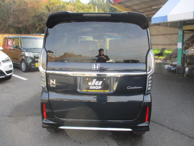 Ｎ－ＢＯＸカスタム Ｌ　ワンオーナー車　禁煙車　片側パワースライド　バックカメラ　社外７インチナビ　ドライブレコーダー　クルーズコントロール　ステアリングリモコン　安全装備　オートライト　シートヒーター（7枚目）