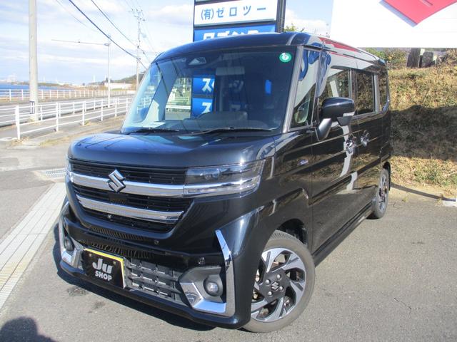 スペーシアカスタム ハイブリッドＸＳ　純正スズキコネクトナビ　全方位カメラ　シートヒーター　フルセグＴＶ　ＴＶキャンセラー　ステアリングヒーター　ＥＴＣ　アイドリングストップ　クルーズコントロール　ステアリングリモコン（2枚目）