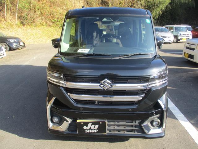 スペーシアカスタム ハイブリッドＸＳ　純正スズキコネクトナビ　全方位カメラ　シートヒーター　フルセグＴＶ　ＴＶキャンセラー　ステアリングヒーター　ＥＴＣ　アイドリングストップ　クルーズコントロール　ステアリングリモコン（4枚目）