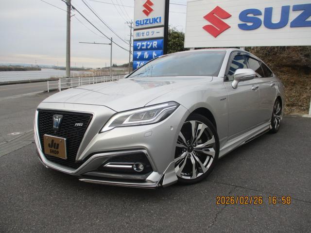 クラウンハイブリッド ＲＳアドバンス　モデリスタフルエアロ　モデリスタホイール　全方位カメラ　ＣＤ、ＤＶＤ　パワーシート　フルセグＴＶ　ドライブレコーダ－　オートハイビーム　クルーズコントロール　ステアリングリモコン　パドルシフト（2枚目）