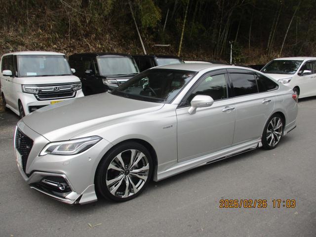 クラウンハイブリッド ＲＳアドバンス　モデリスタフルエアロ　モデリスタホイール　全方位カメラ　ＣＤ、ＤＶＤ　パワーシート　フルセグＴＶ　ドライブレコーダ－　オートハイビーム　クルーズコントロール　ステアリングリモコン　パドルシフト（38枚目）