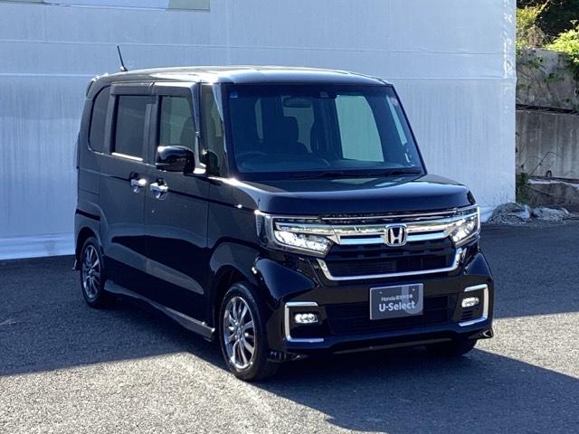 Ｎ－ＢＯＸカスタム Ｌ　ディスプレイオーディオ　リヤカメラ　Ｉストップ　片側電動両側スライドドア　キーレスエントリー　ＳＲＳ　Ｂカメ　リアコーナーセンサー　メンテナンスノート　前席シートヒーター　横滑り防止機能　スマキー（7枚目）