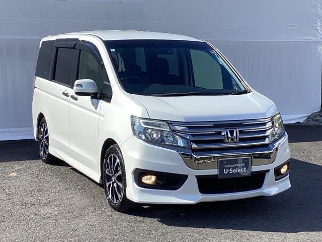 ステップワゴンスパーダ Zクールスピリット メモリーナビ リアカメラ ETC バックカメ キーフリー ナビTV 横滑防止 記録簿付き DVD視聴可能 フルオートエアコン パワーウインドウ Aクルーズ 三列シート 運転席エアバック パワステ(8枚目)