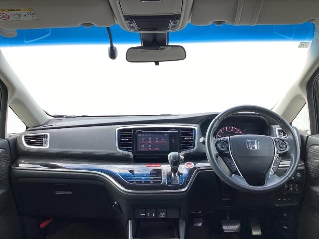 オデッセイ アブソルート・Ｘホンダセンシングアドバンスドパッケジ　メモリーナビ　ドラレコ　ＥＴＣ　記録簿　バックモニター付　ＡＢＳ　ＤＶＤ再生可　アイドリングストップ　ナビＴＶ　オートエアコン　クルコン　地デジ　スマキー　ＬＥＤヘッド　ＵＳＢ　コーナーセンサー（2枚目）