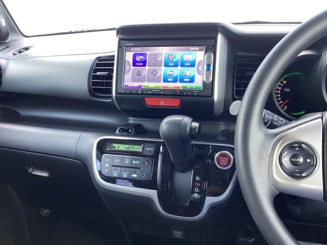 Ｎ－ＢＯＸ ＧＳＳパッケージ　メモリーナビ　リアカメラ　ＣＤ　Ｗ電動ドア　Ｉストップ　ブレーキサポート　ダブルエアバック　サイドカーテンエアバック　点検記録簿　イモビ　スマートキー＆プッシュスタート　ベンチシ－ト　キーレスエントリ（6枚目）